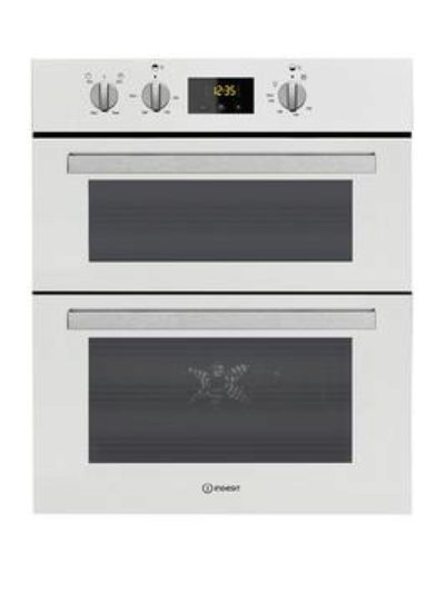 Indesit Aria Idu6340Wh Built-Under Double Electric Oven - White - Oven With Installation Indesit Aria Idu6340Wh Built-Under Double Electric Oven - White - Oven With Installation